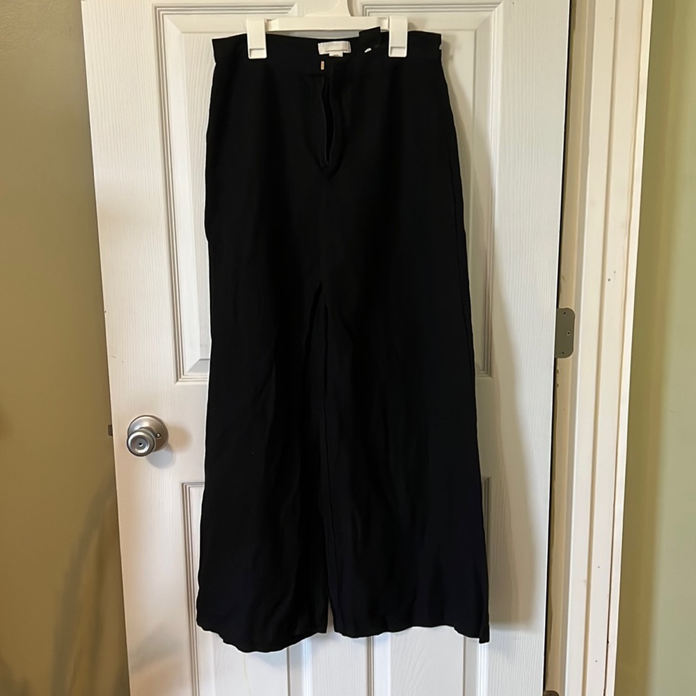 Linen, wide-leg pant